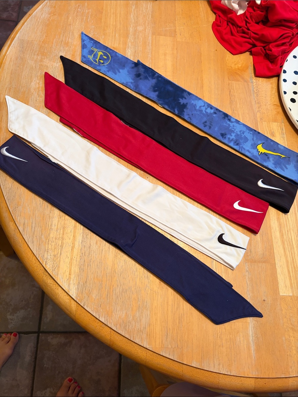 Nike Athletic Headbands - Navy, White, Red, Black, Blue Tie-Dye
